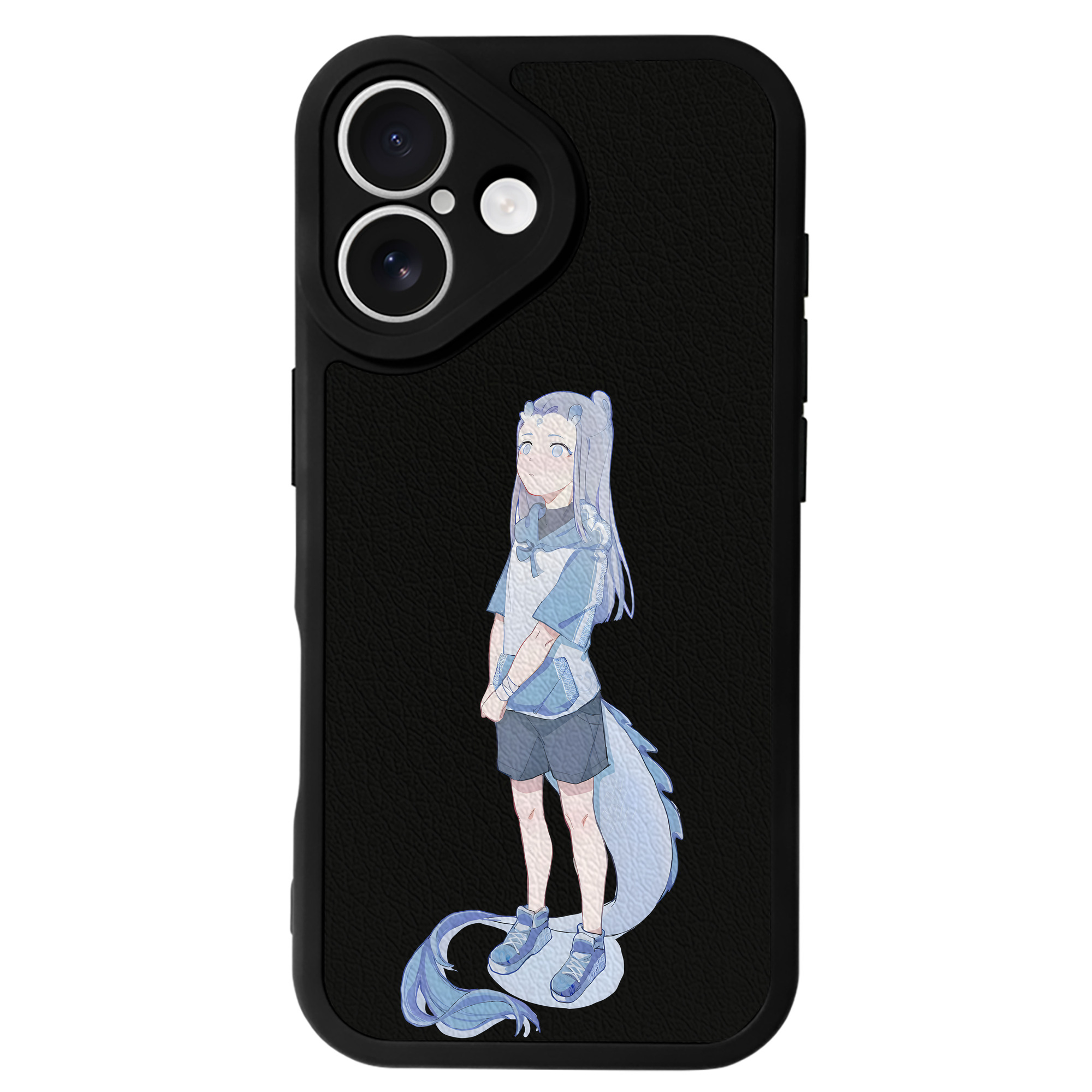 （画像用） Ne Zha 2 ナタ 魔童の大暴れ 【iPhone 16シリーズ対応】シリコンスマホケース（レザー調） 材質：シリコン
